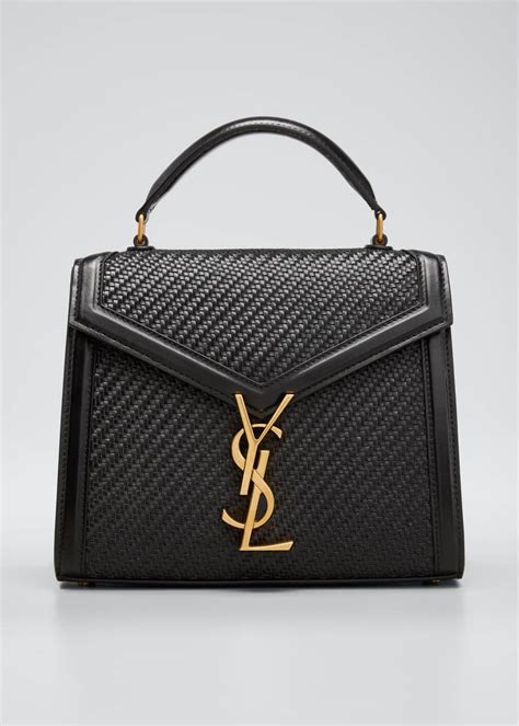 small ysl top handle bag|ysl wicker bag.